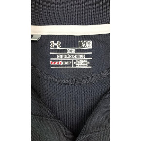 Under Armour Wrigley Field 100 Years Polo Shirt Men Large Black Cubs Anniversary - Picture 5 of 9